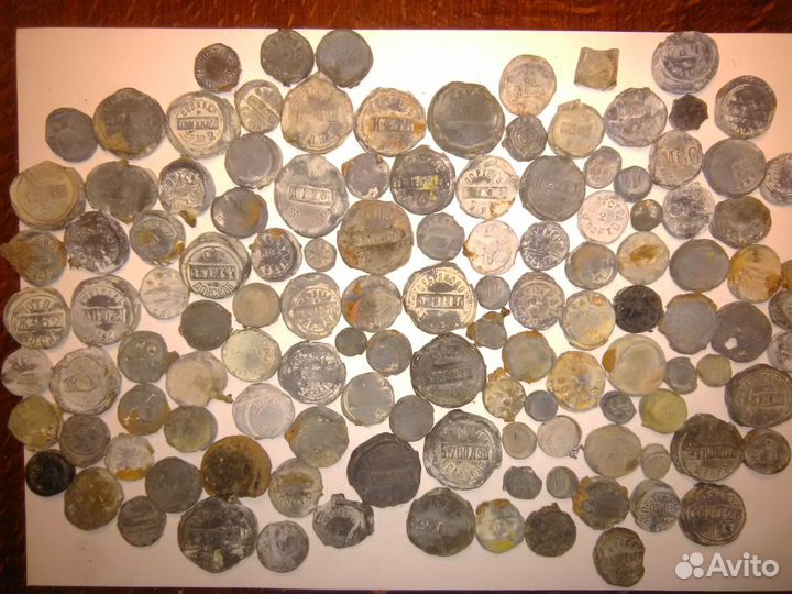 Пломба свинцовая. жд. Старинные. Коллекция