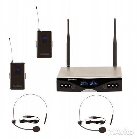 Radiowave UHS-402B радиосистема с 2 головн. микр