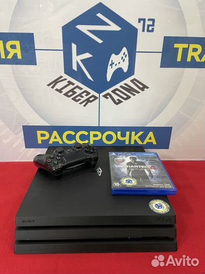 Playstation 4 PRO 1TB + Uncharted + Гарантия 6 мес