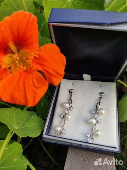 Серебряные серьги ZenZone