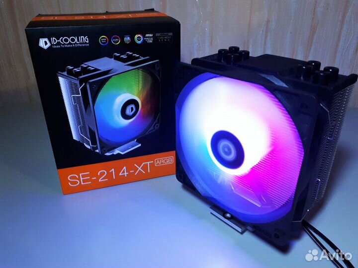 Новый Кулер Процессора ID-Сooling Black XT A-RGB