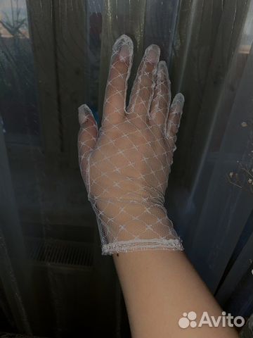 Перчатки гипюровые
