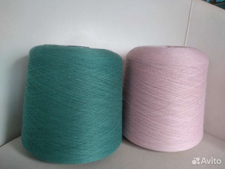 Пряжа бобинная итальянская полушерсть 50/50