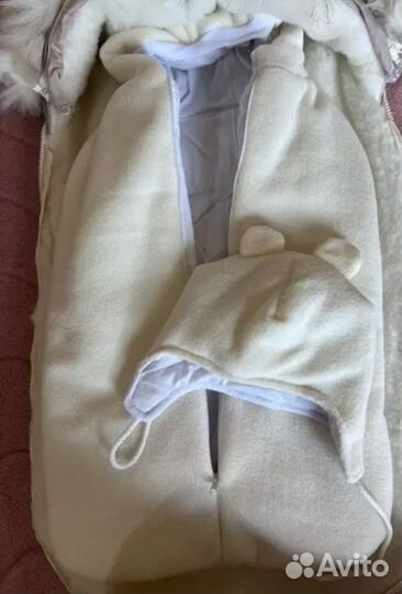 Конверт на выписку зимний для девочки