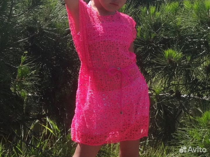 Пляжное парео для девочки