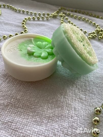 Массажное мыло с люфой, мыло с люфой