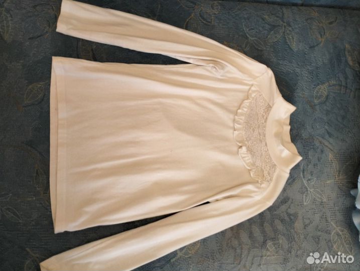 Школьные блузки для девочки 140 146 пакетом