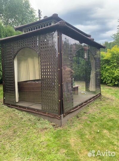 Мягкие окна для беседки