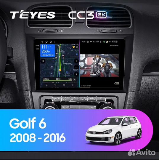 Teyes cc3 2k 6 128 Golf 6
