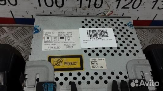 Магнитола toyota corolla E12 (JDN35I401)
