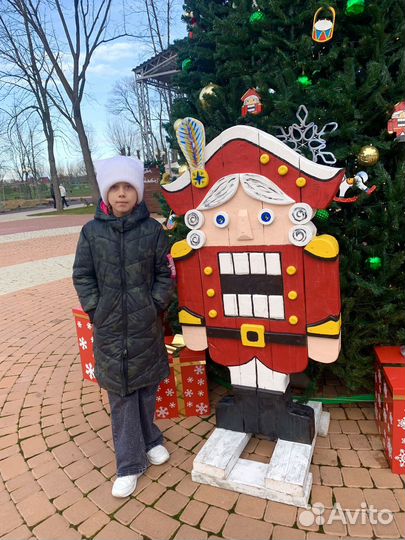 Парка пальто детское зимнее 128