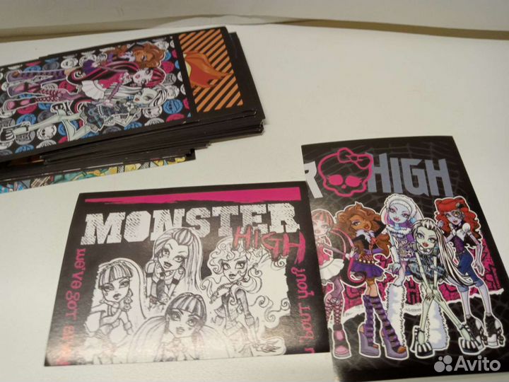 Коллекционные карточки Monster high