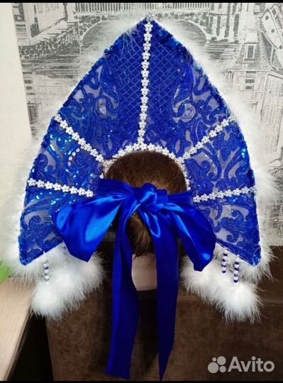 Кокошник для Снегурочки