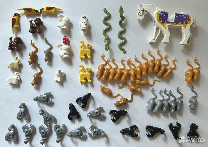 Лего аксессуары, кинжалы, мечи, кисти и др