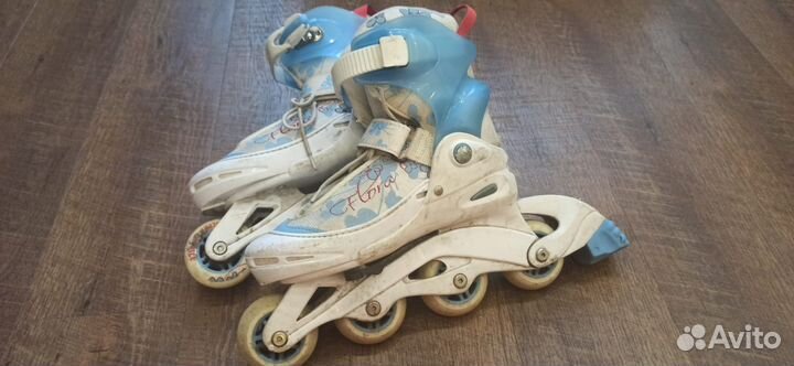 Детские раздвижные ролики 34 37