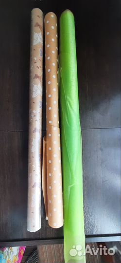 Упаковочная бумага крафт+органза