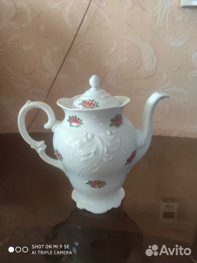 Чайник большой,фарфоровый -заварочник СССР