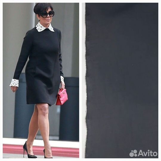 Ткань черная