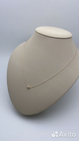 Золотая цепочка с шариком 50