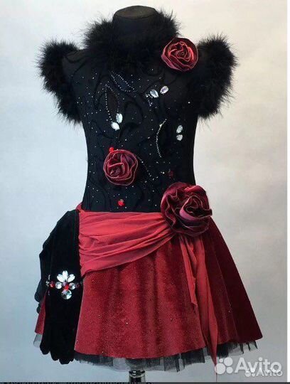 Костюм для фигурного катания 134 140