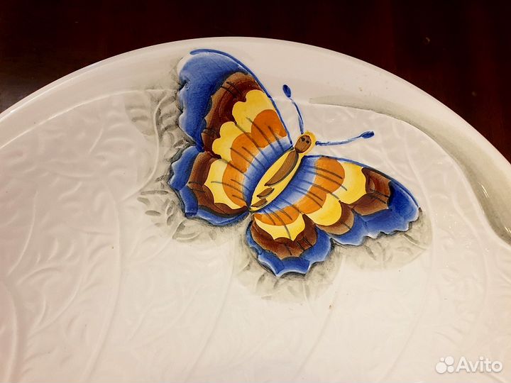 Блюдо бабочка Конаково
