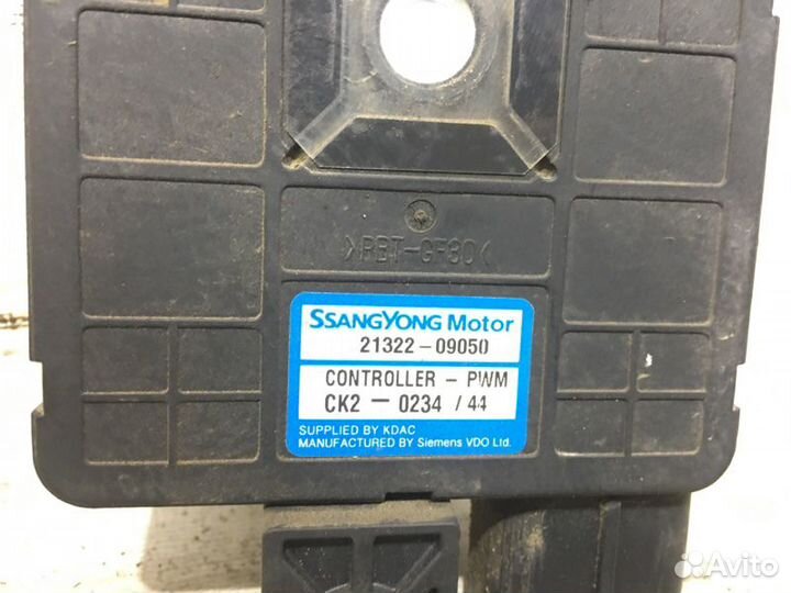 Блок управления вентилятором Ssangyong Kyron 2