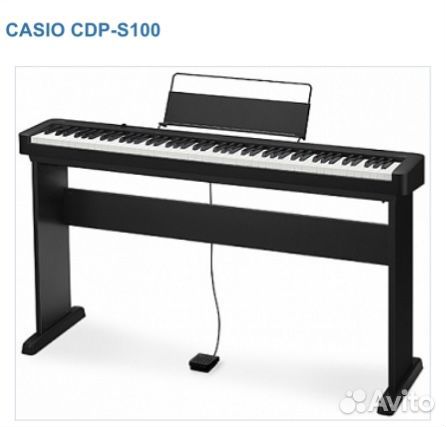 Цифровое пианино casio CDP-S100+ стойка