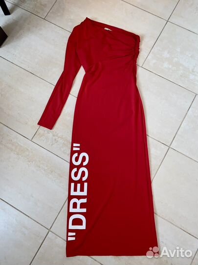 Платье Off white