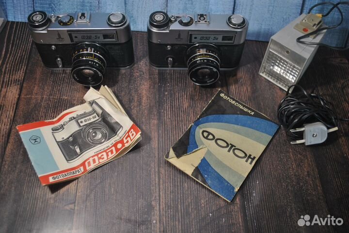Фотоаппараты фэд 5 В С объективом И-61Л/Д 2 шт + в
