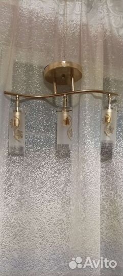 Люстра потолочная подвесная бу