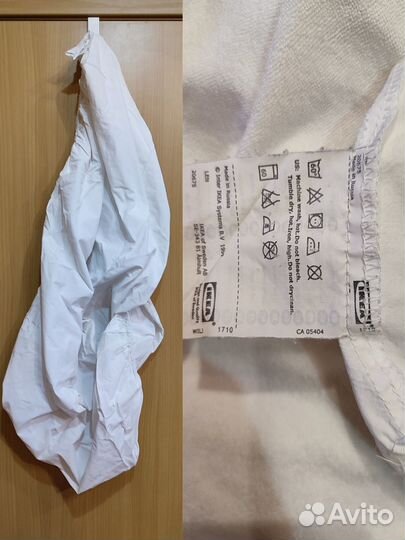 Простынь на резинке IKEA + наматрасник 60120