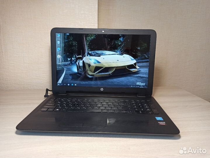 Игровой HP ноутбук ssd/4ядра/2видеокарты