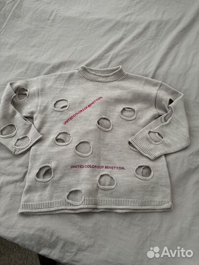 Свитер Benetton шерсть,размер s