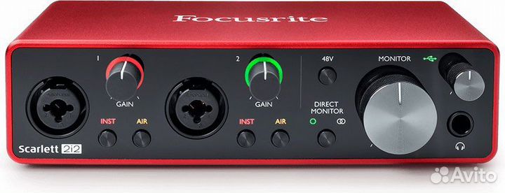 Звуковая карта Focusrite scarlett 2i2 3gen