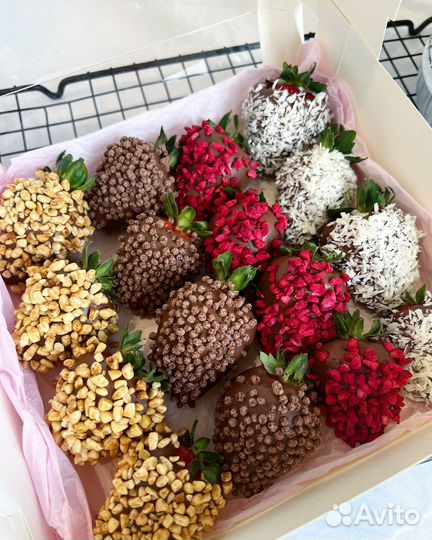 Клубника в шоколаде набор