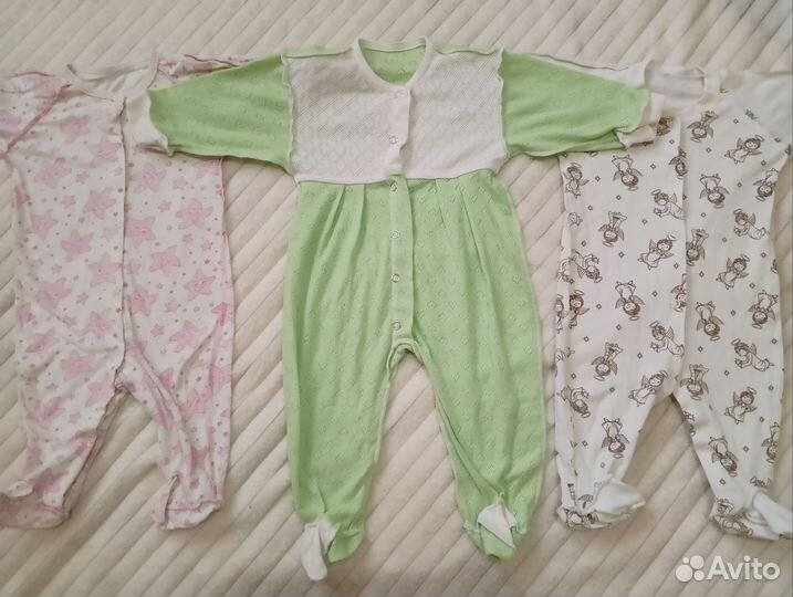 Детские вещи на девочку пакетом 56 62 68