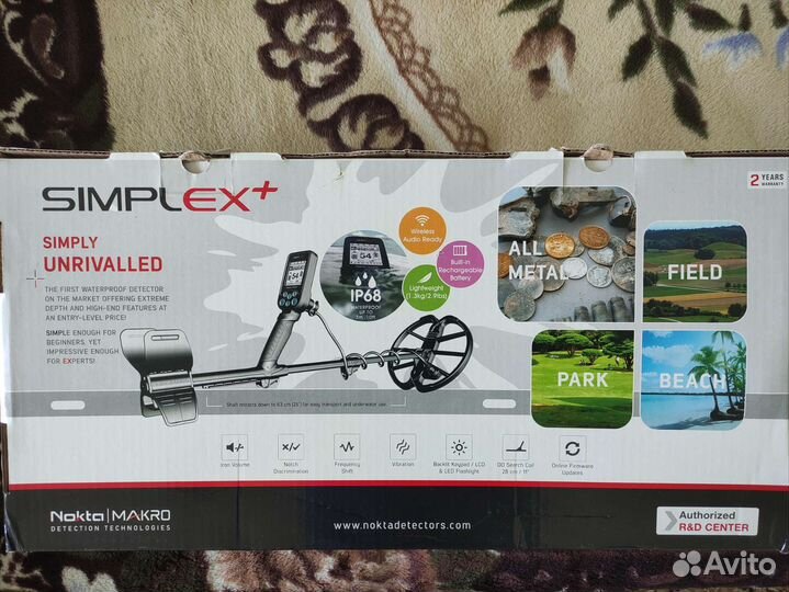 Металлоискатель nokta makro simplex plus