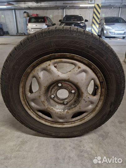 Шины yokohama iceGuard 165/65R14 + диски