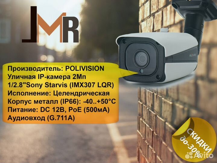 Камера видеонаблюдения Polyvision PVC-IP2L-NF2.8ai