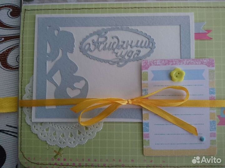 Фотоальбом для новорожденного ручной работы