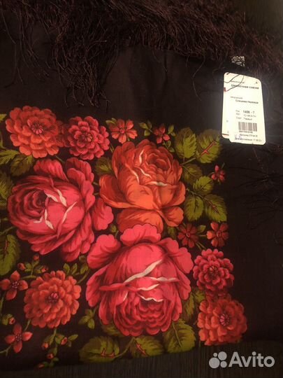 Павловопосадский платок Цветочная сказка