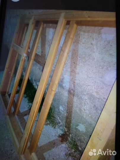 Окно новое из дерева