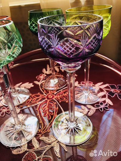 Старинные бокалы Бакара Baccarat