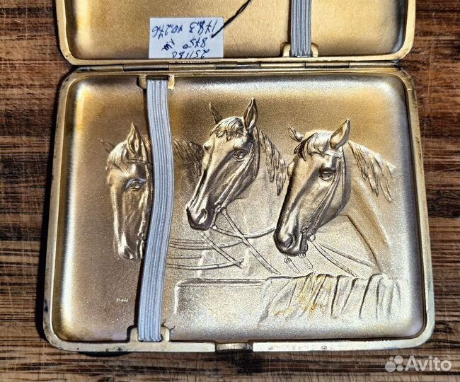 Портсигар серебряный 