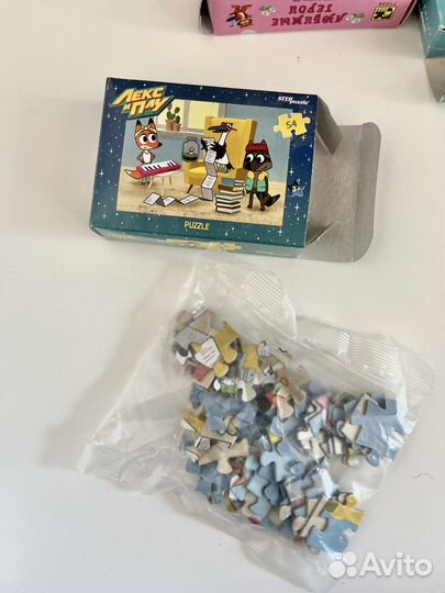 Пазлы в идеальном состоянии. Набор из 4-х