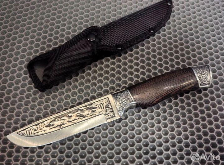 Нож охотничий волк