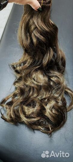 Волосы на заколках искусственные