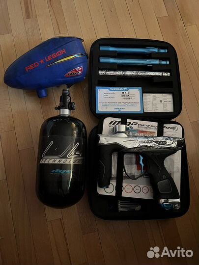 Пейнтбол маркер, балон и ротор