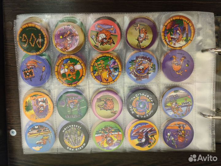 Фишки, сотки, кэпсы полные коллекции