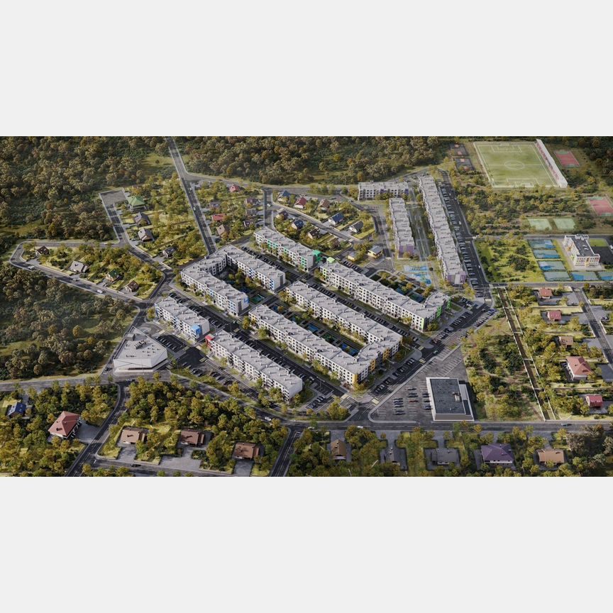 2-к. квартира, 55,7 м², 4/4 эт.